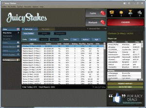 Juicy Stakes Poker Lobby
