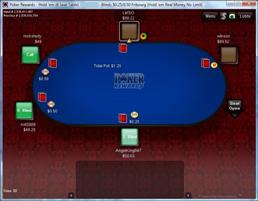 Poker player gives reward